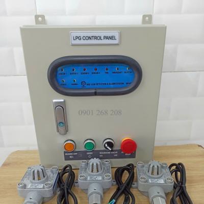 TỦ BÁO RÒ GAS KẾT NỐI 3 KÊNH ĐẦU DÒ PHÒNG NỔ T-300